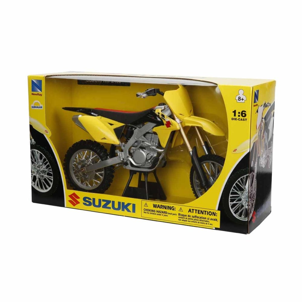 Метален мотоциклет, New Ray, Suzuki RM-Z450 2014, 1:6