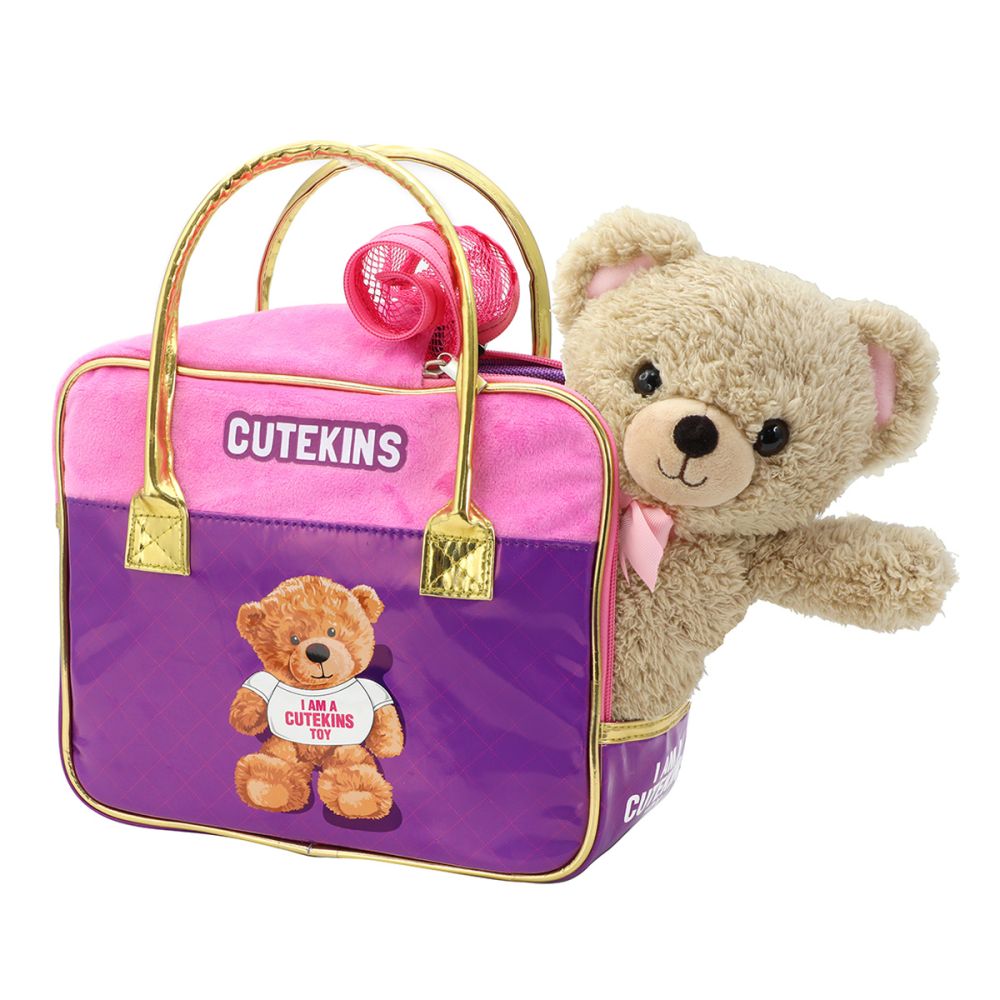 Плюшена играчка в чанта, Cutekins, Мече