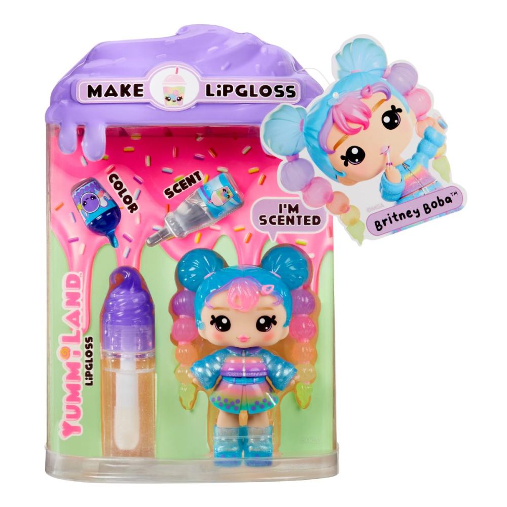 Кукла Yummiland, Lipgloss Doll S2, Britney Boba, 525455EUC