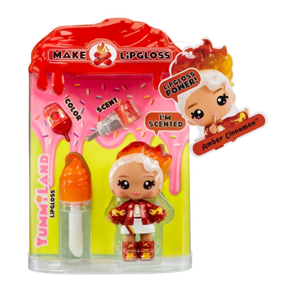 Кукла Yummiland, Lipgloss Doll S2, Amber Cinnamon, 525615EUC
