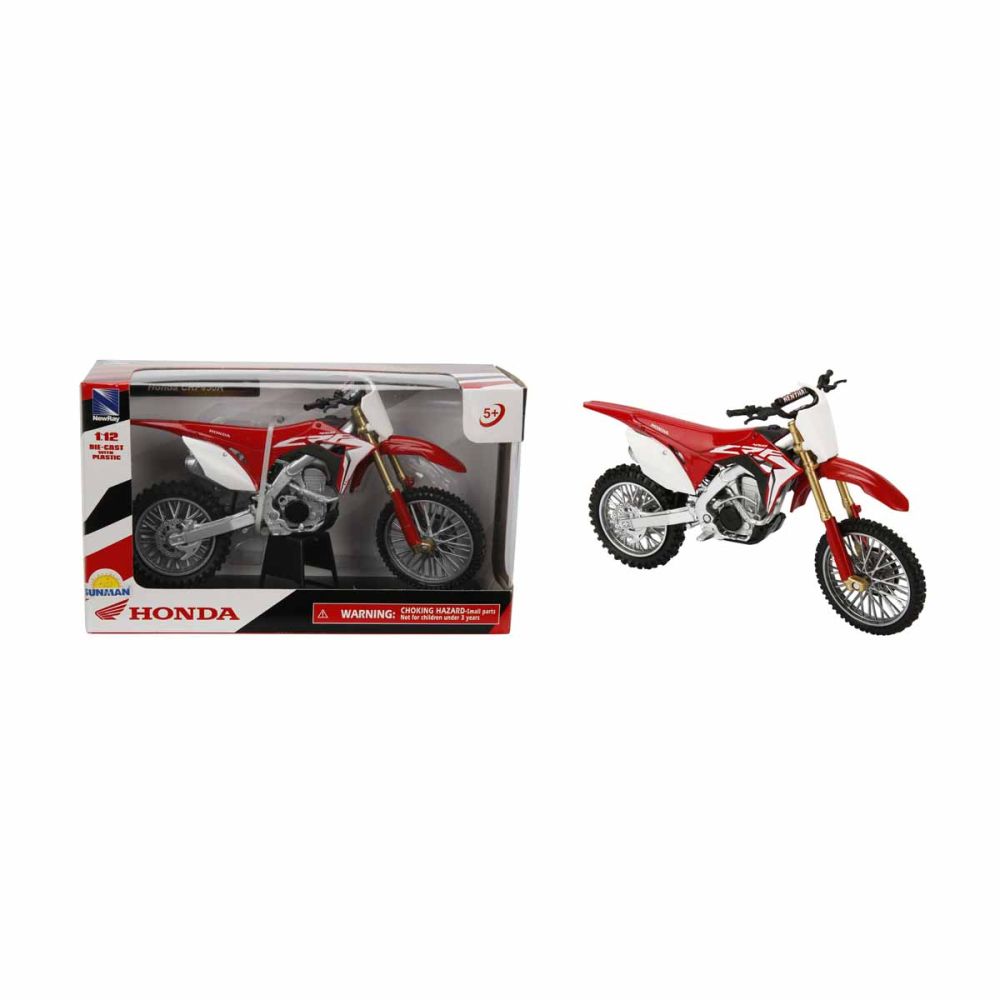 Метален мотоциклет, New Ray, Honda CRF450R 2017, 1:12