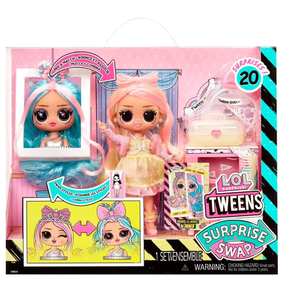 Кукла LOL Surprise Tweens Swap, Braids 2 Waves Winnie, 591733EUC