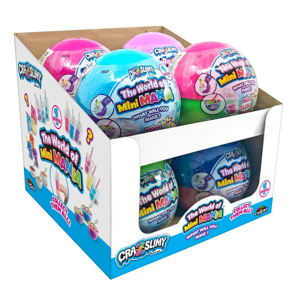 Креативен комплект със слайм, Cra-Z-Art, Mini Mania Slimy Foods, S1
