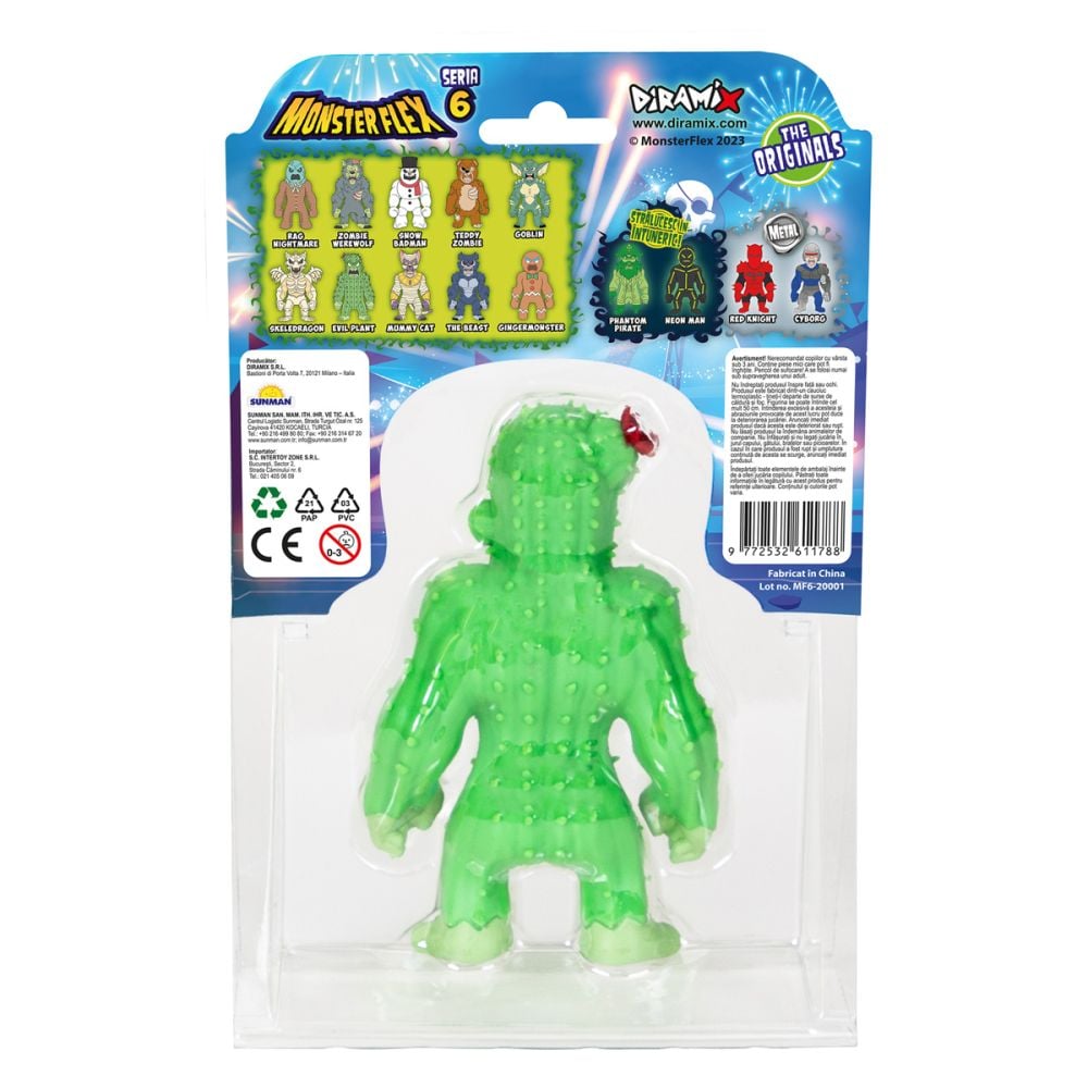 Фигурка Monster Flex, Чудовището което се разтяга, S6, Evil Plant