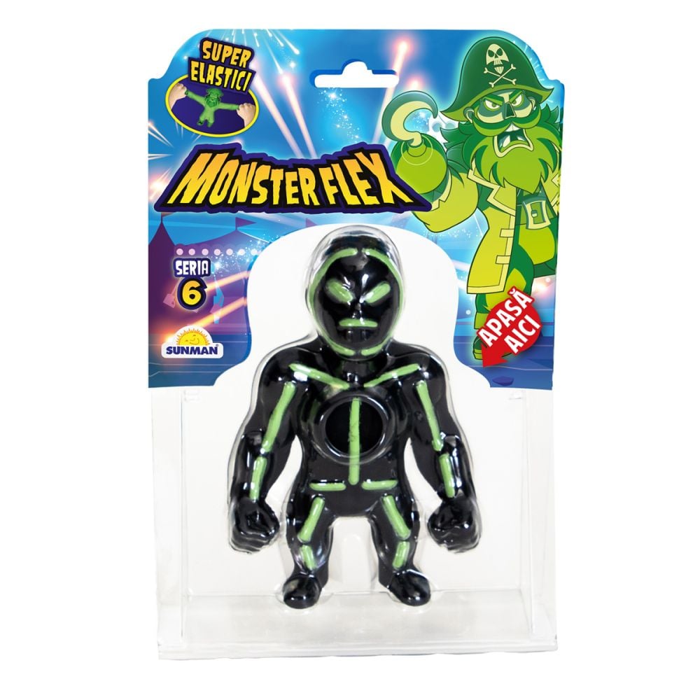 Фигурка Monster Flex, Чудовището което се разтяга, S6, Neon Man