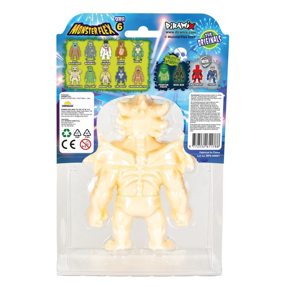 Фигурка Monster Flex, Чудовището което се разтяга, S6, Skeledragon