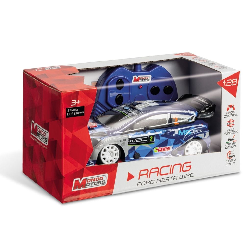 Кола с дистанционно, Mondo Motors, Ford Fiesta WRC, 1:28