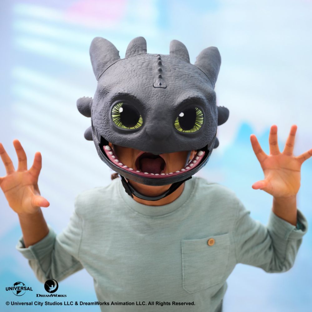 Интерактивна маска, DreamWorks Dragons, Blast and Roar, Toothless, 6072832