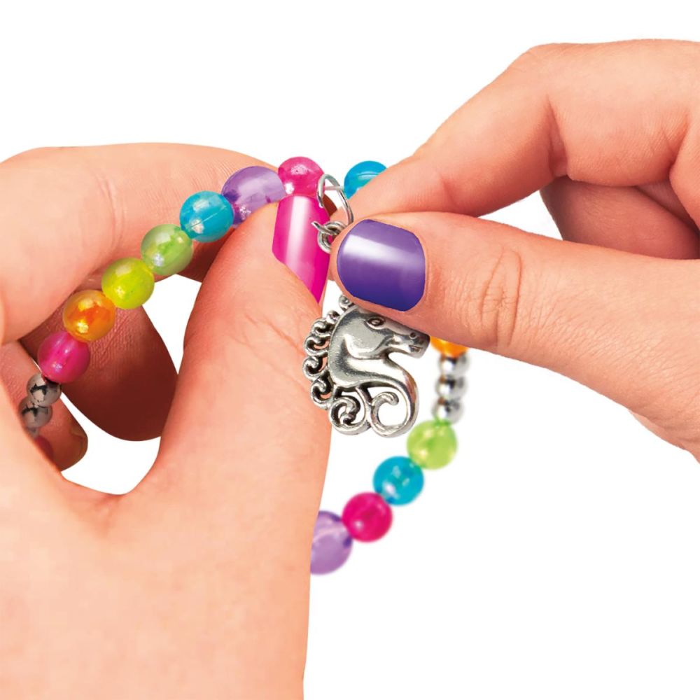 Комплект за създаване на гривни, Cra-Z-Art, Deluxe Bead Charm, Bracelet Studio, 950 части