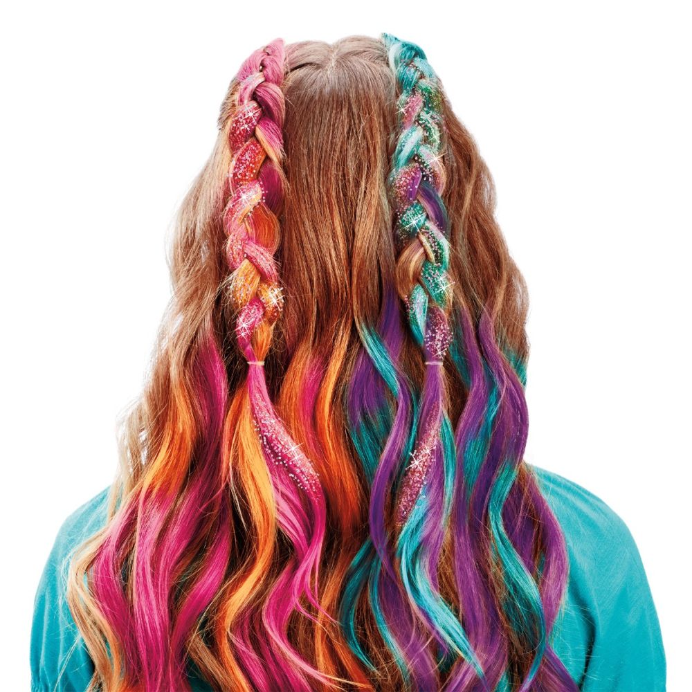 Комплект екстеншъни за коса, Cra-Z-Art, Color FX Hair Extensions Studio