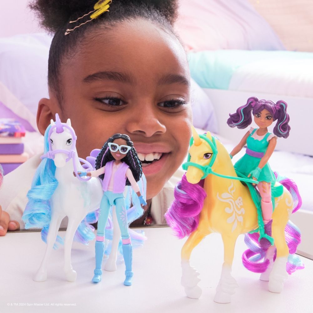 Комплект еднорог Glacier и кукла Layla, Unicorn Academy, 20149006