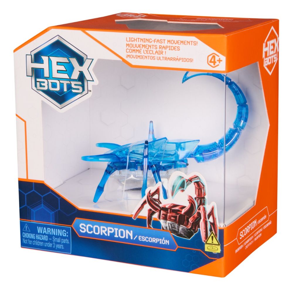 Интерактивен скорпион, Hexbug, Син, 20149645