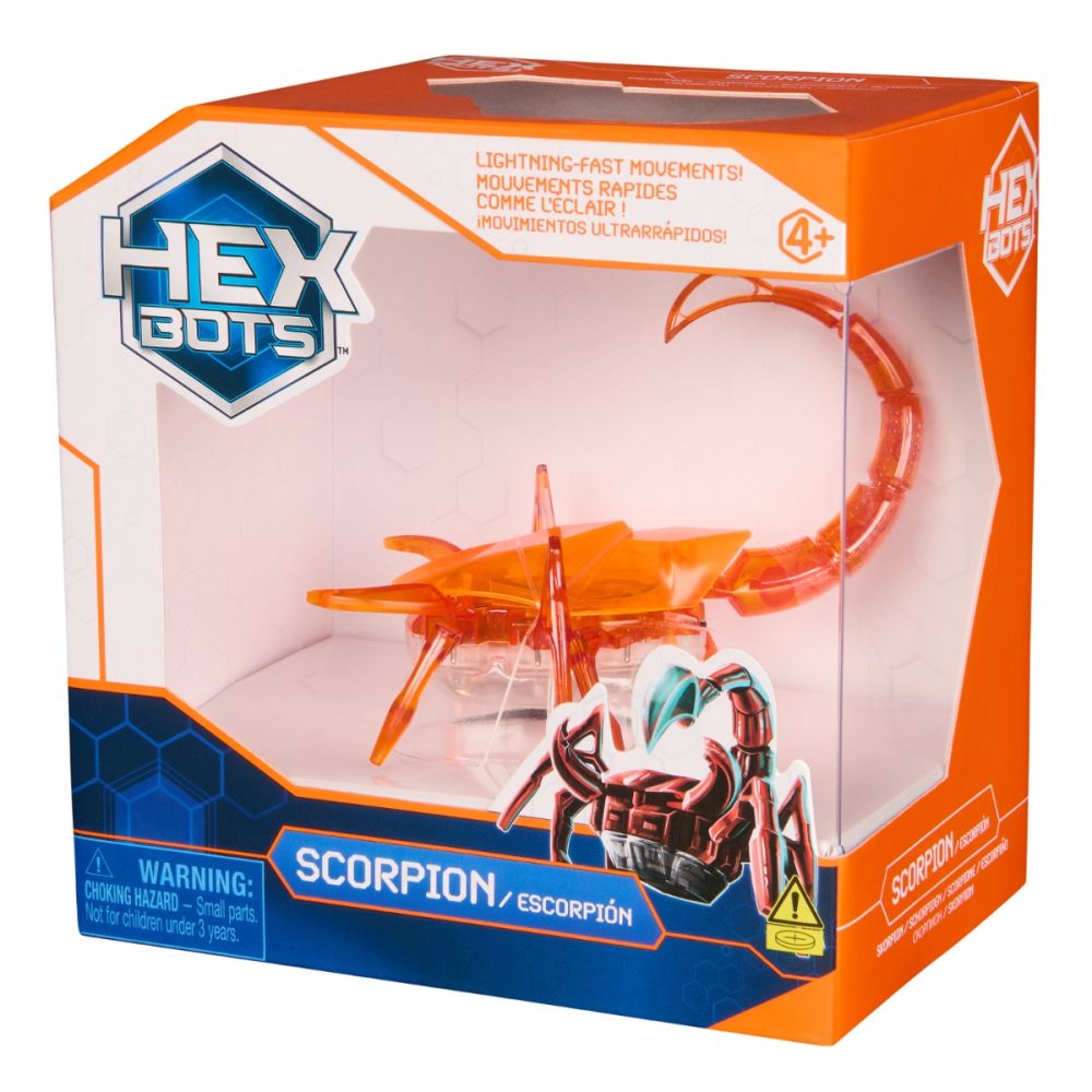 Интерактивен скорпион, Hexbug, Оранжев, 20149647