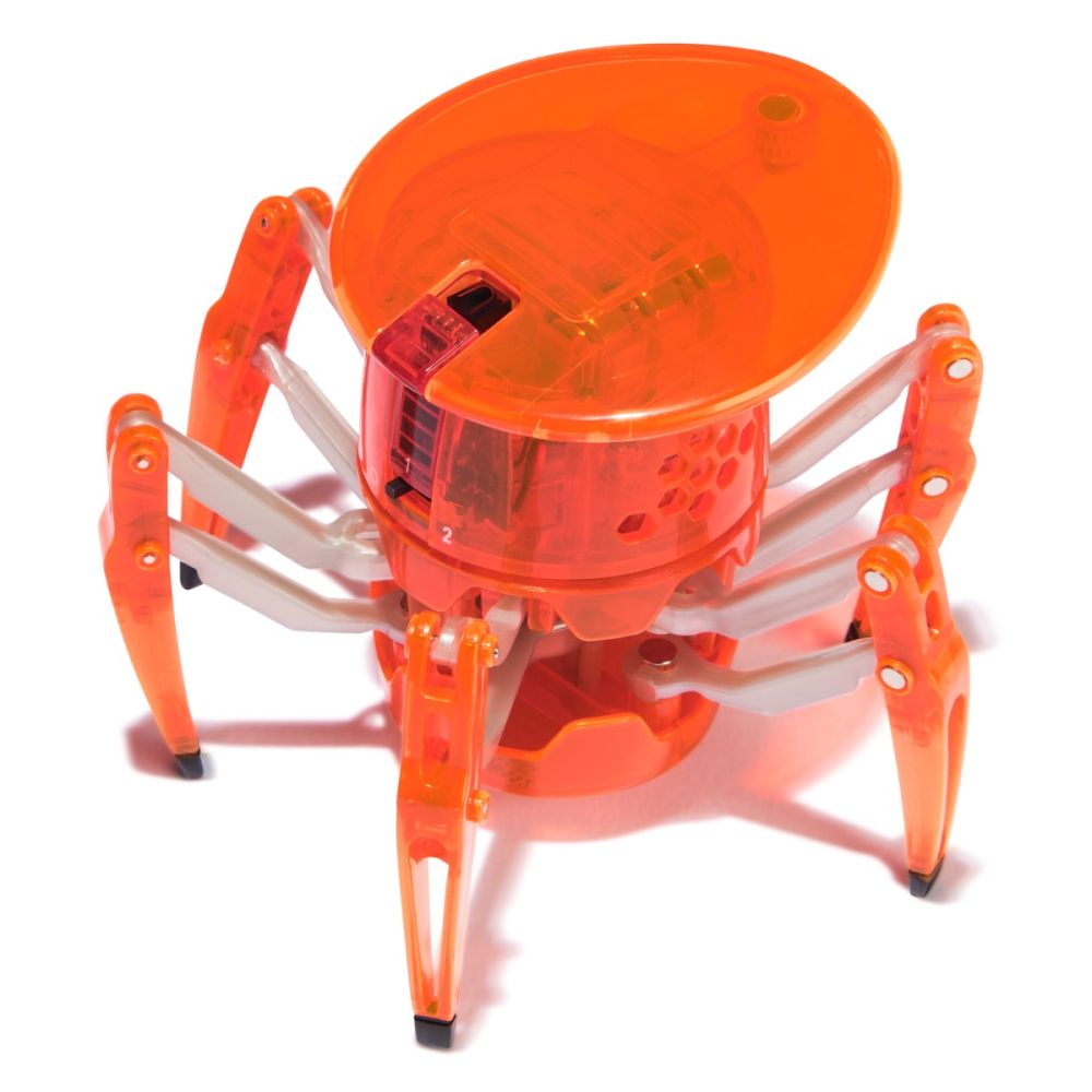 Интерактивен паяк с дистанционно управление, Hexbug, Оранжев, 20149653
