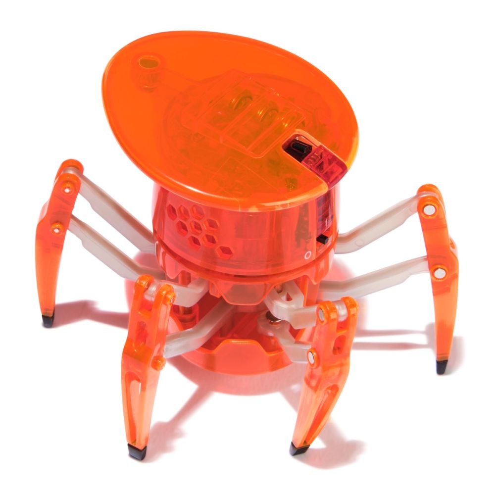 Интерактивен паяк с дистанционно управление, Hexbug, Оранжев, 20149653