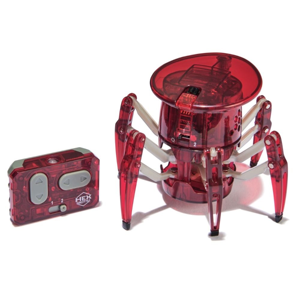Интерактивен паяк с дистанционно управление, Hexbug, Червен, 20149654