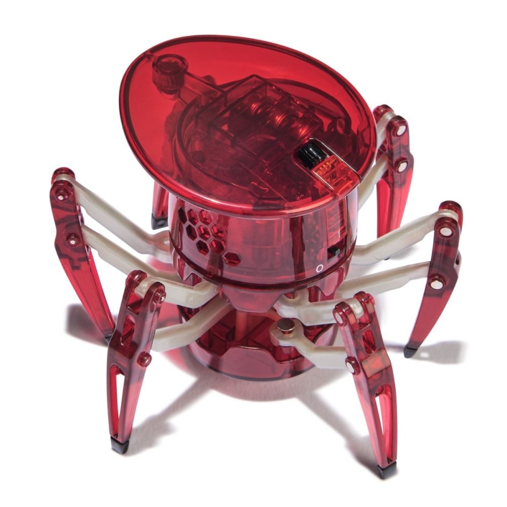 Интерактивен паяк с дистанционно управление, Hexbug, Червен, 20149654