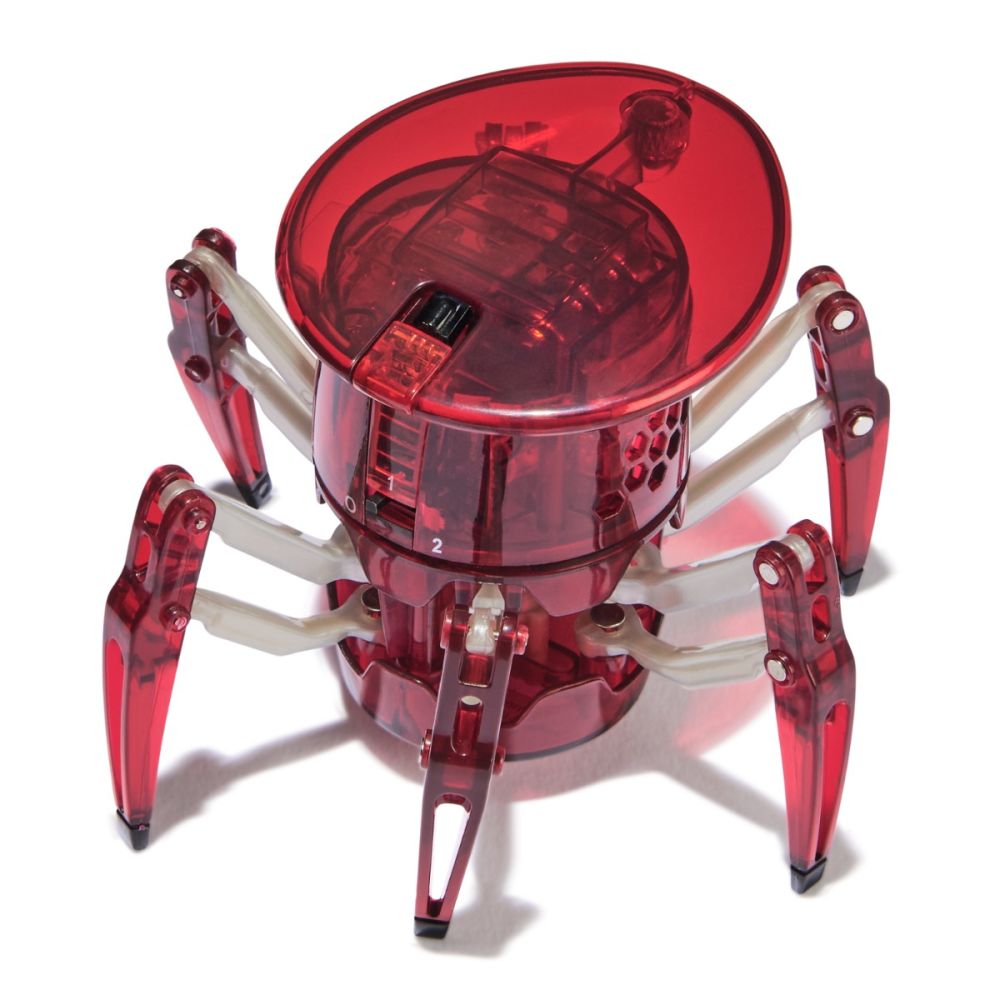 Интерактивен паяк с дистанционно управление, Hexbug, Червен, 20149654