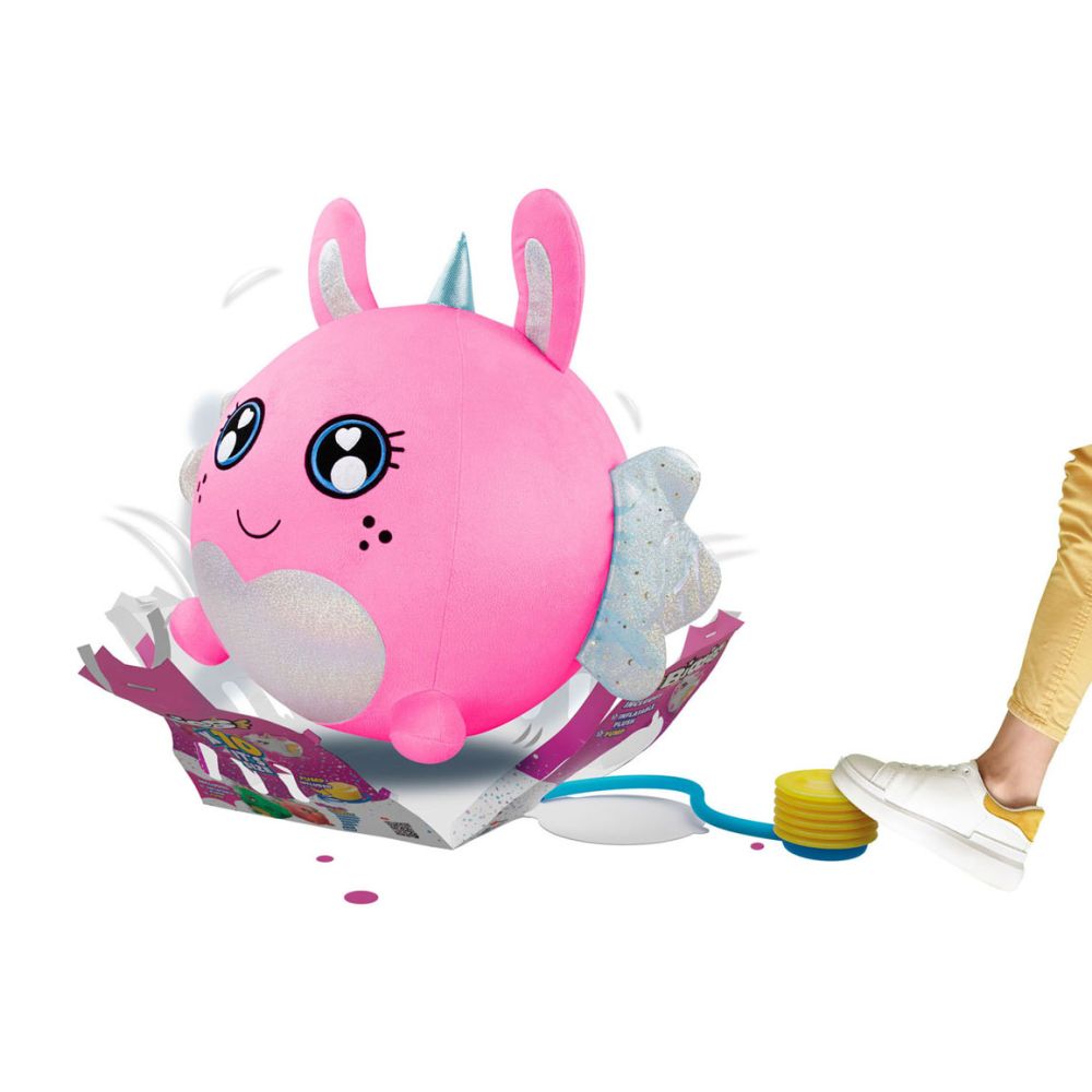 Надуваема плюшена играчка Biggies, Зайче