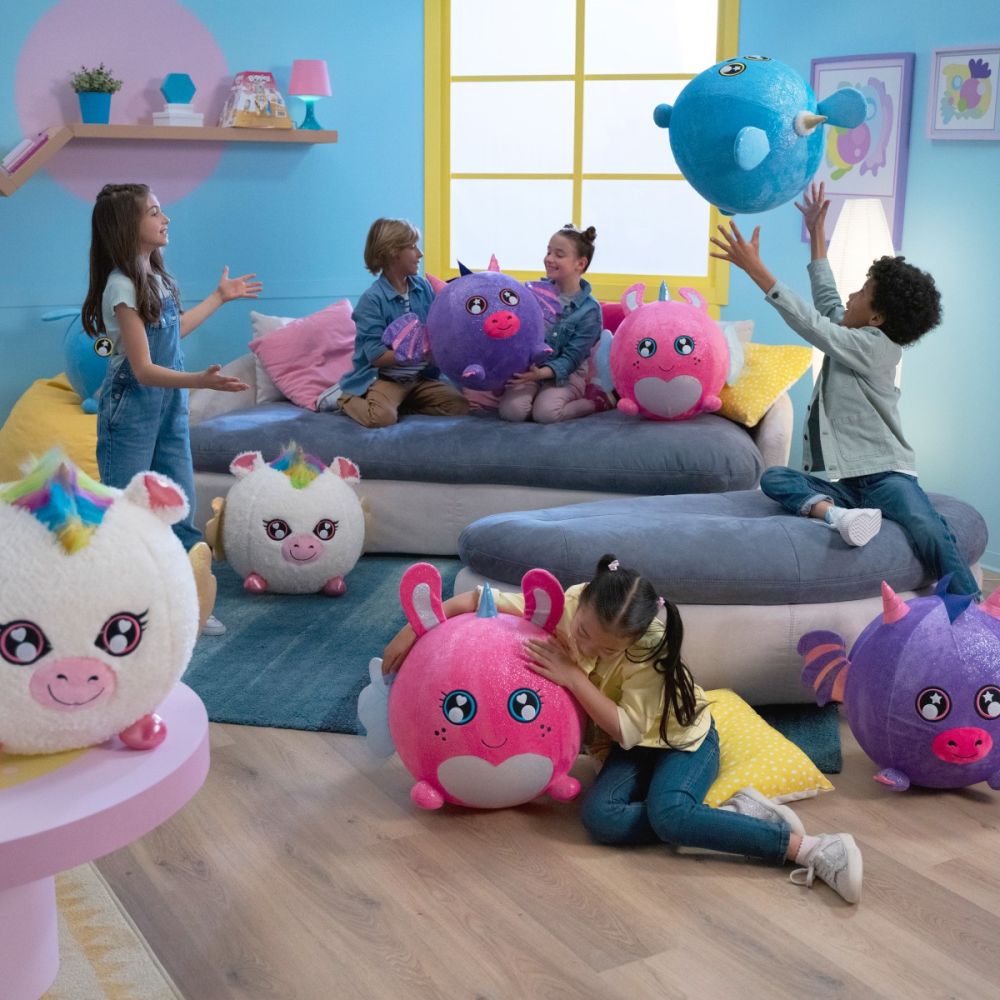 Надуваема плюшена играчка Biggies, Зайче