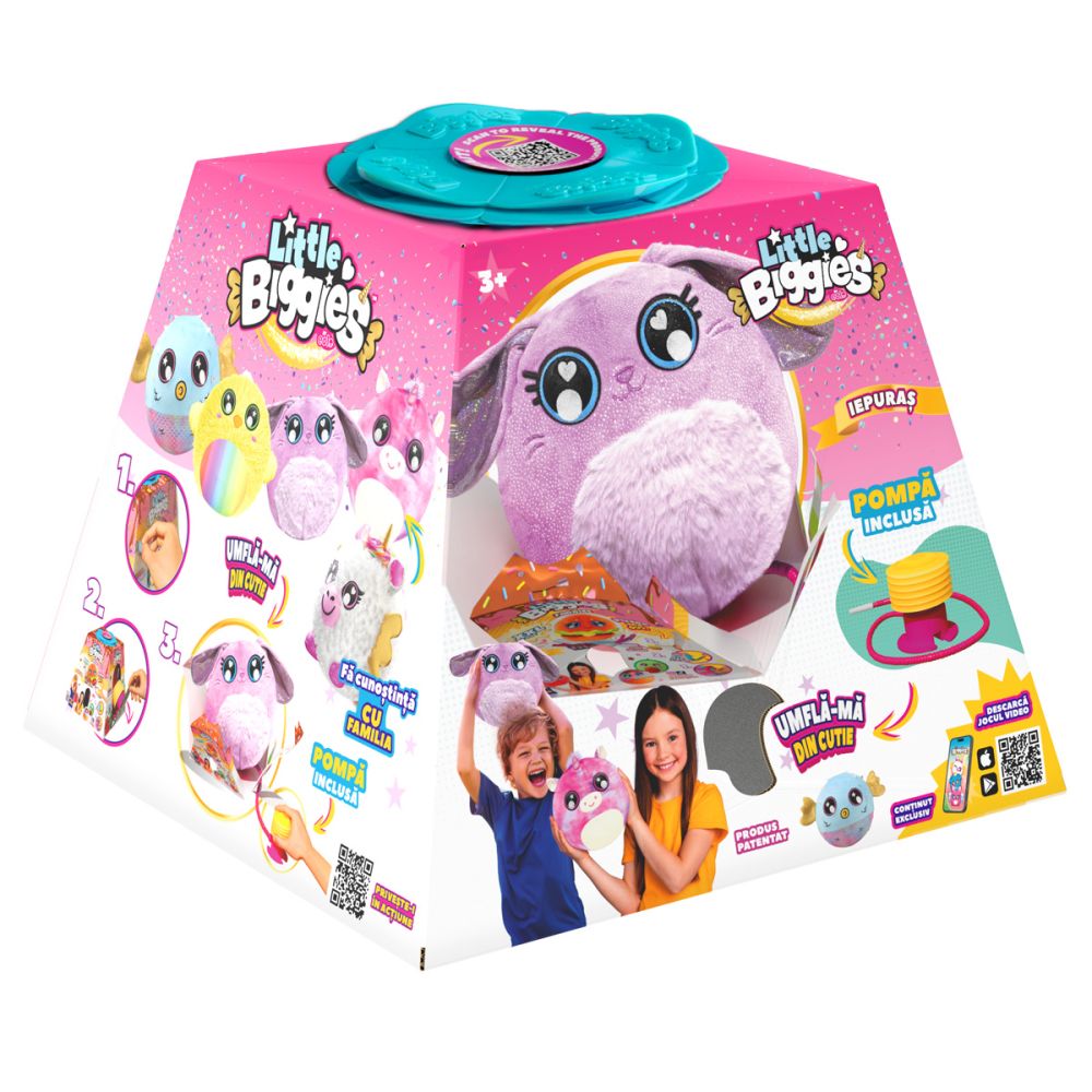 Надуваема плюшена играчка, Little Biggies, Зайче