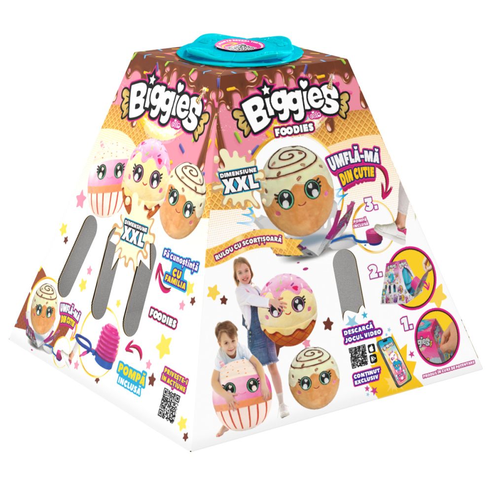 Надуваема плюшена играчка, Biggies, Cinammon