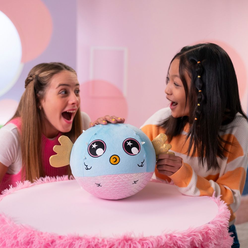 Надуваема плюшена играчка, Little Biggies, Еднорог, Бял