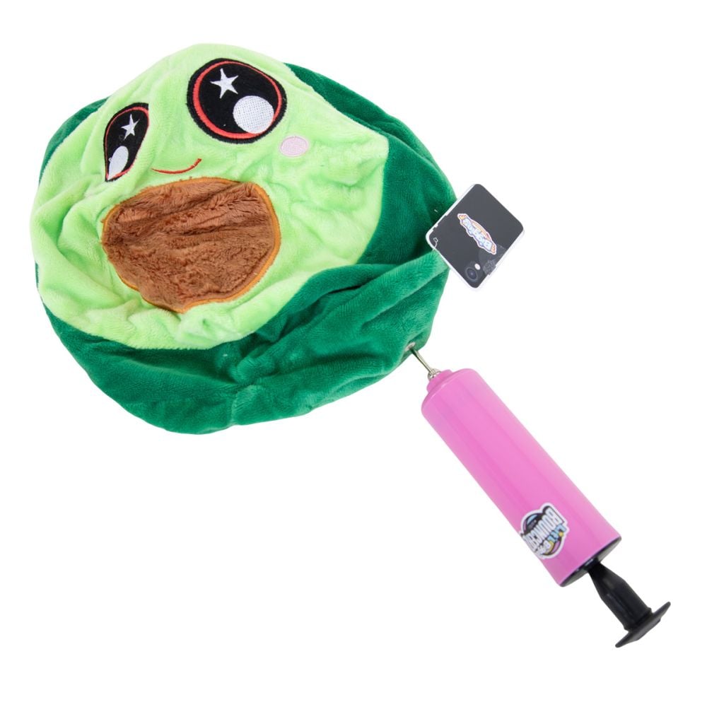 Надуваема плюшена играчка, Little Biggie, Bouncerz, Авокадо