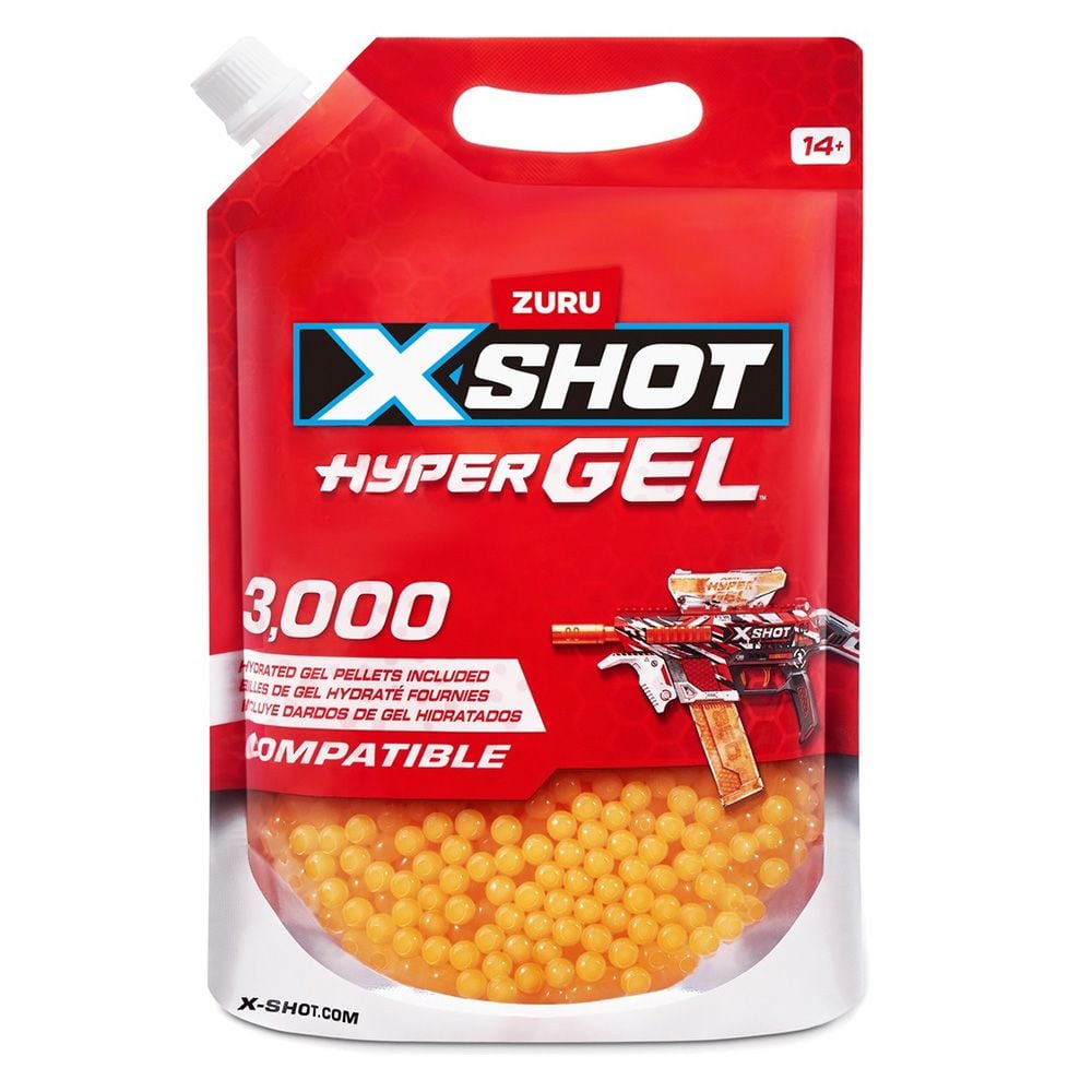 Комплект 3000 гел топчета, X-Shot, Hyper Gel, Next Level