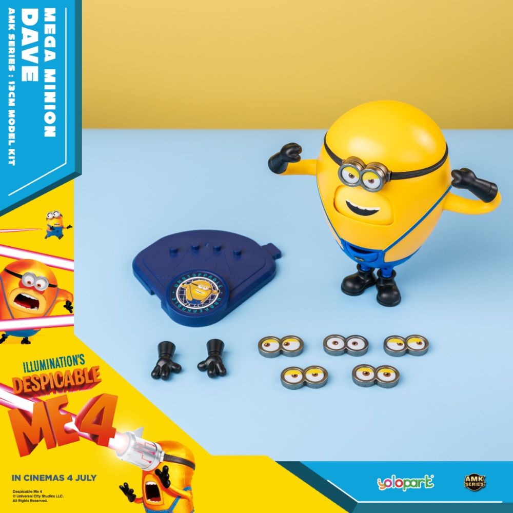 Фигурка Despicable Me 4, AMK Series, Mega Minion, Dave, 12 см