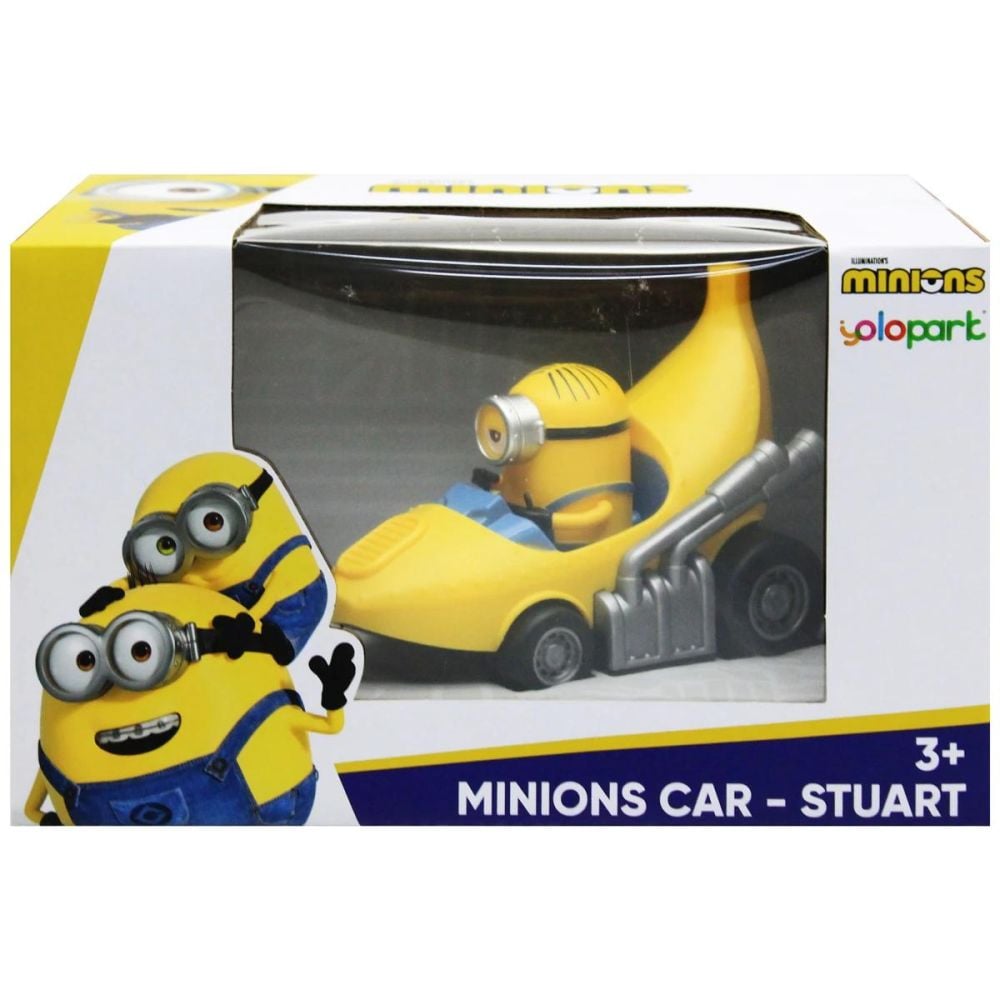 Количка във форма на банан и фигурка, Minions, Stuart
