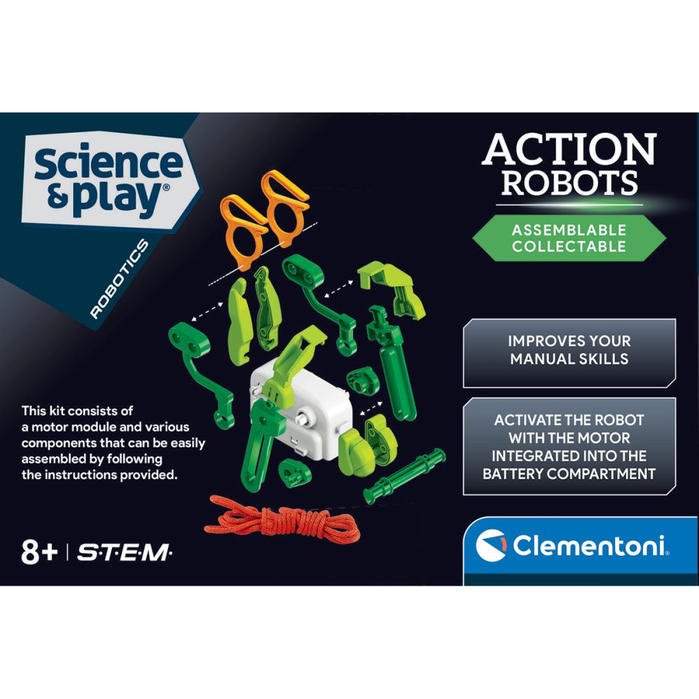 Строителен комплект, Clementoni, Science & Play, Robot Climber