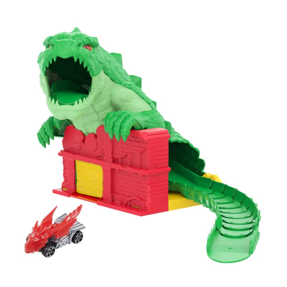 Комплект за игра с количка, Teamsterz Beast Machines Reptile Rampage