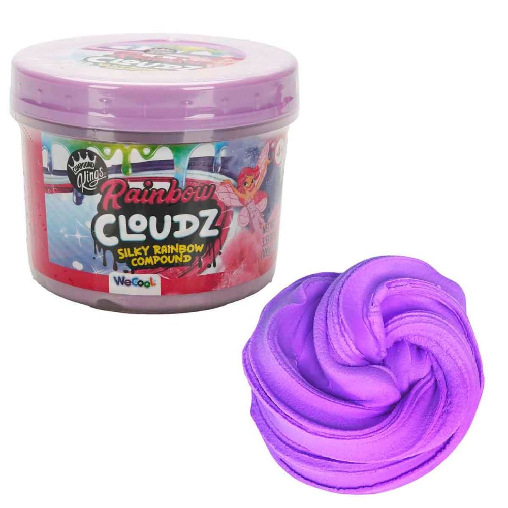 Слайм Compound Kings, Butter Cloudz, Rainbow Cloudz, 100 гр, Лилав