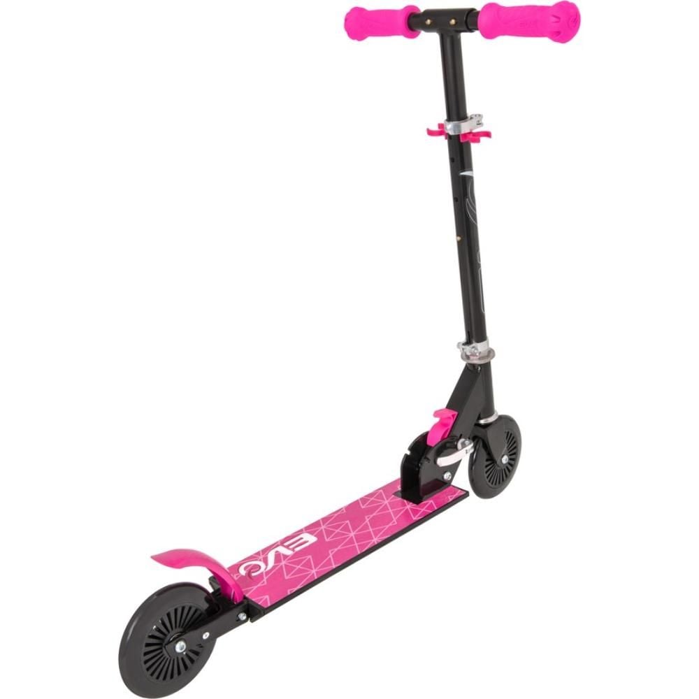 Тротинетка с 2 колела, сгъваема, Evo, Inline Scooter, Розова