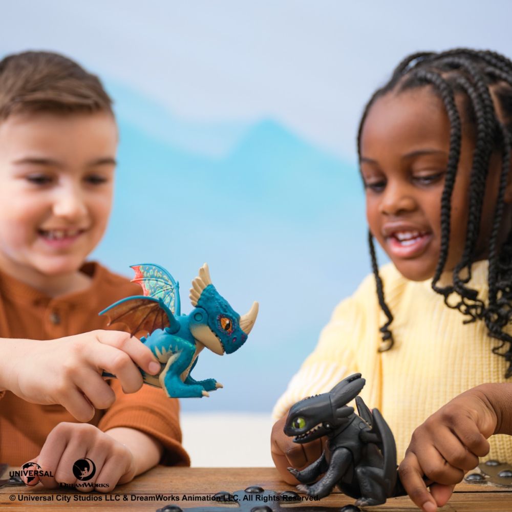 Фигурка със звукови ефекти, DreamWorks Dragons, Roaring Minis, Toothless, 20151465