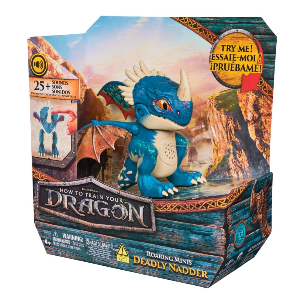 Фигурка със звукови ефекти, DreamWorks Dragons, Roaring Minis, Deadly Nadder, 20153012