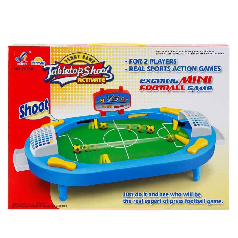 Комплект мини настолна игра, Tabletop Shoot, Football, 42 x 21 x 13 см