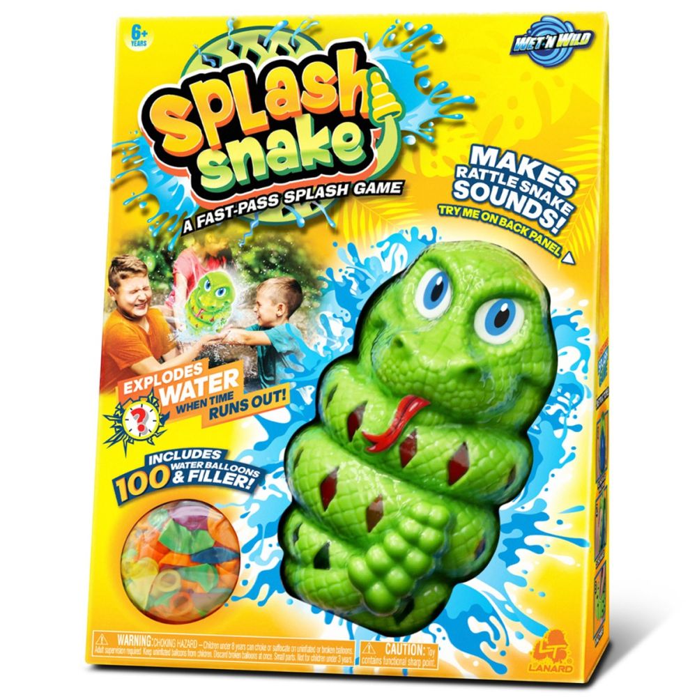 Водна играчка със 100 балона, Lanard Toys, Splash Snake