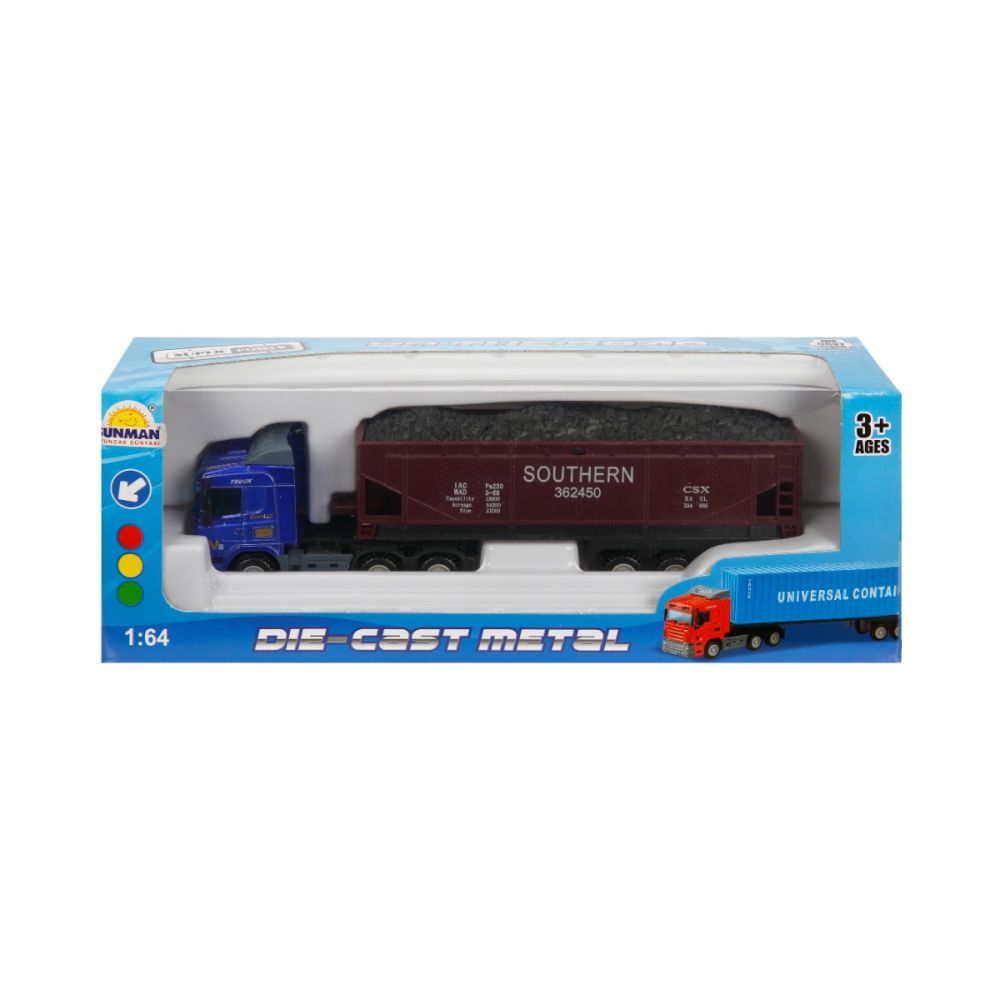 Транспортер Die-Cast Truck Metal Sunman, 1:64, 22 см
