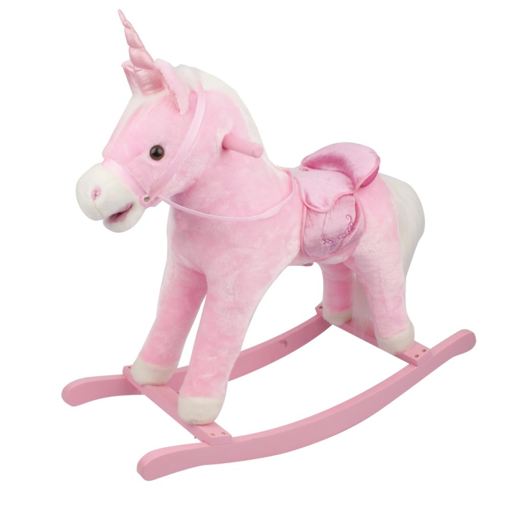 Еднорог люлка, Puffy Friends, Rocking Horse, Розов
