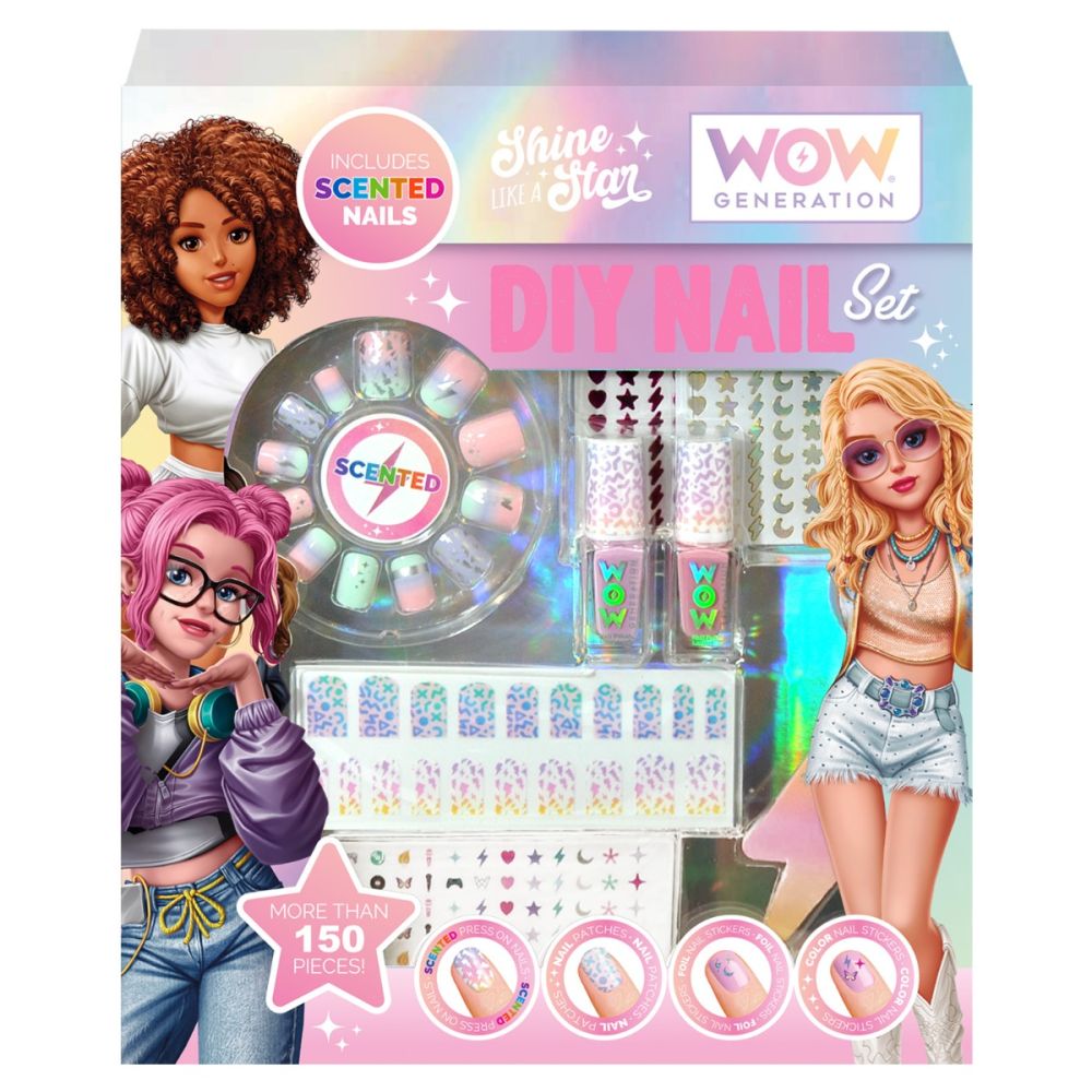 Комплект за маникюр, Wow Generation, Scented, Shine like a Star