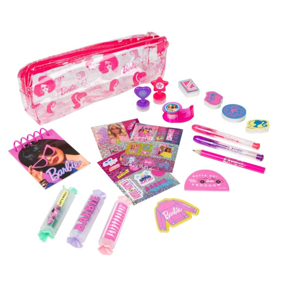 Комплект ученически пособия с несесер и аксесоари, Barbie, Dreamhouse