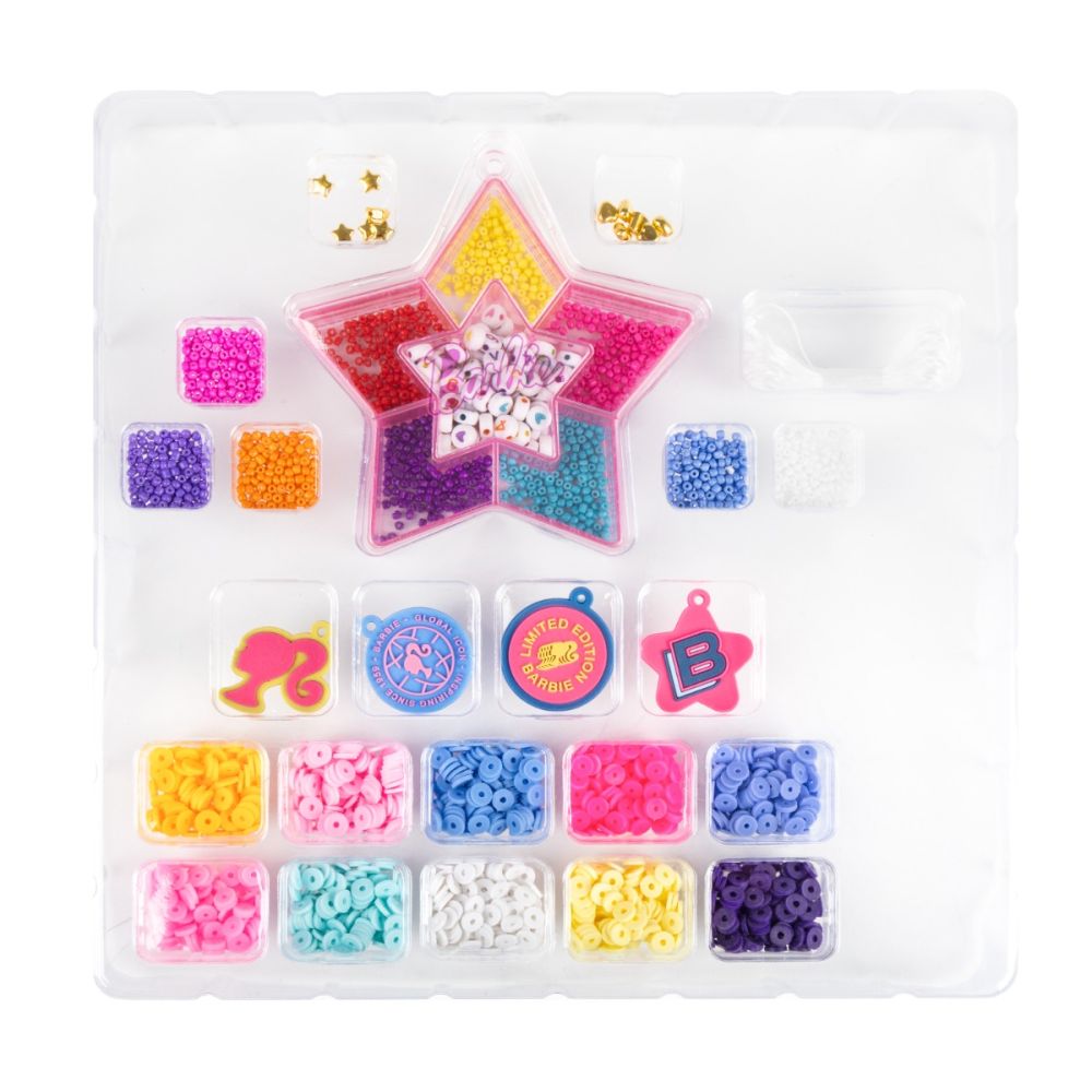 Комплект за изработка на цветни гривни, Barbie Jewellery Making