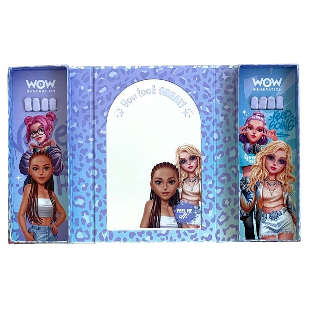 Палитра за грим с огледало и аксесоари, Wow Generation
