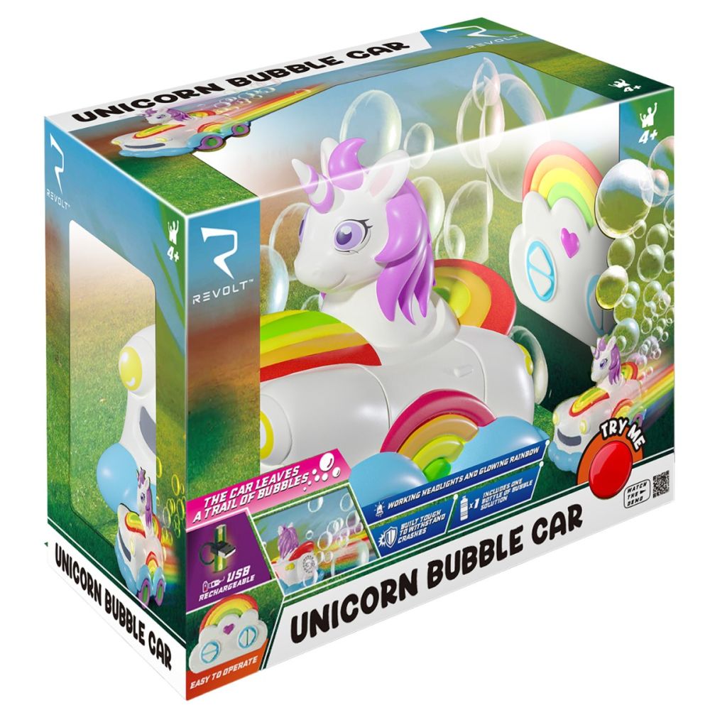 Кола с дистанционно, Revolt, Unicorn Bubble Car