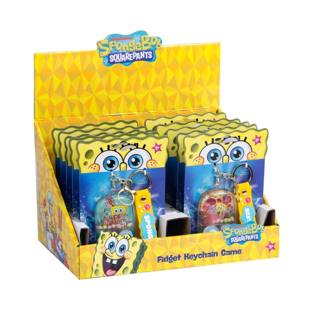 Ключодържател с игра, Sponge Bob, SquarePants Fidget