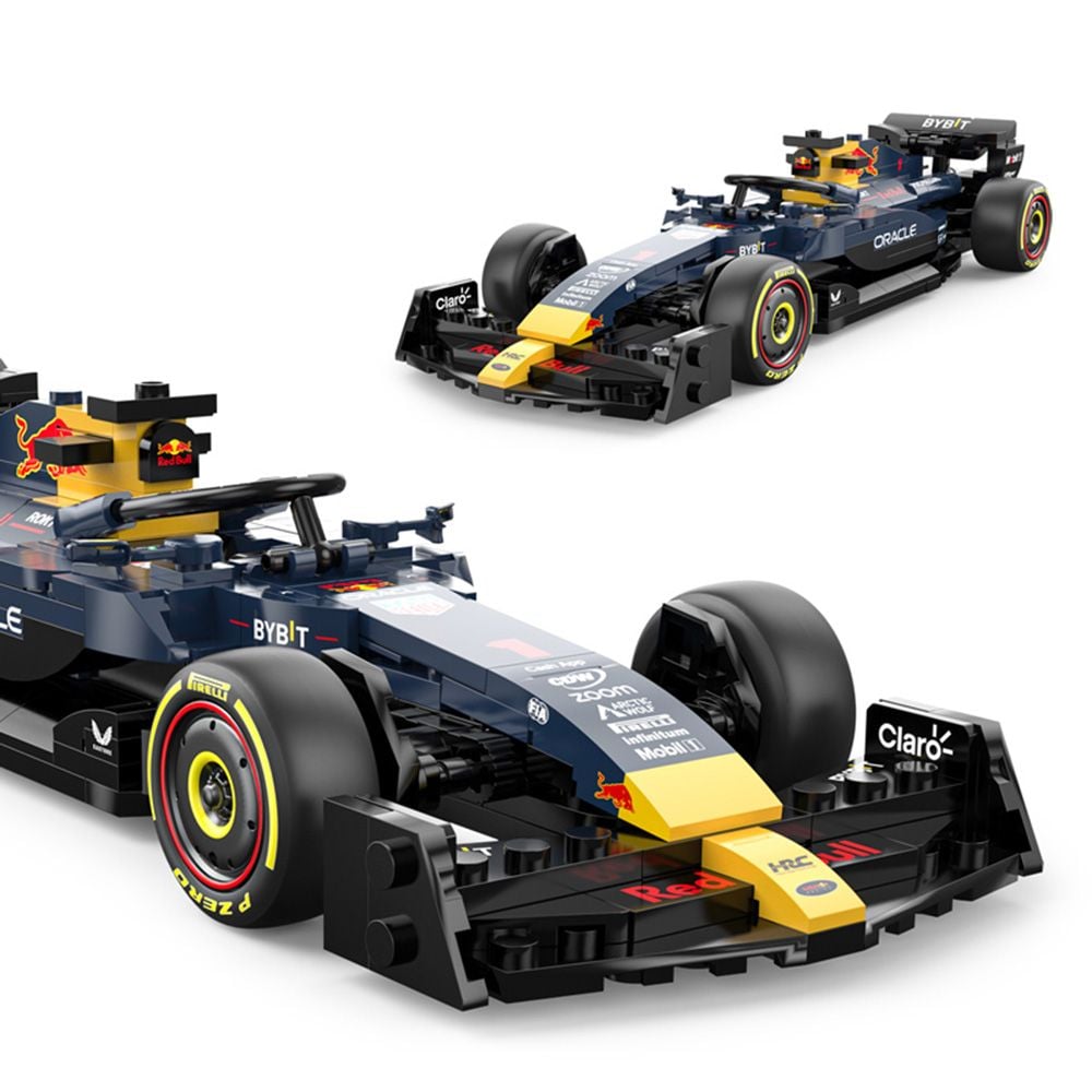 Комплект за сглобяване на количка, Rastar, Oracle Red Bull RB19, 1:24, 333 части