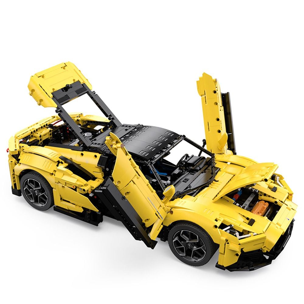 Комплект за сглобяване на количка с дистанционно, Rastar, Maserati Mc20, 1:8, 3466 части