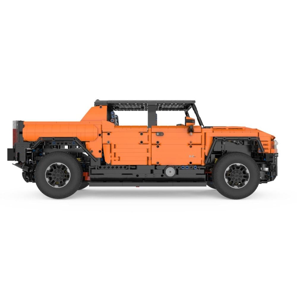 Комплект за сглобяване на количка с дистанционно, Rastar, Hummer Ev, 1:10, 3851 части